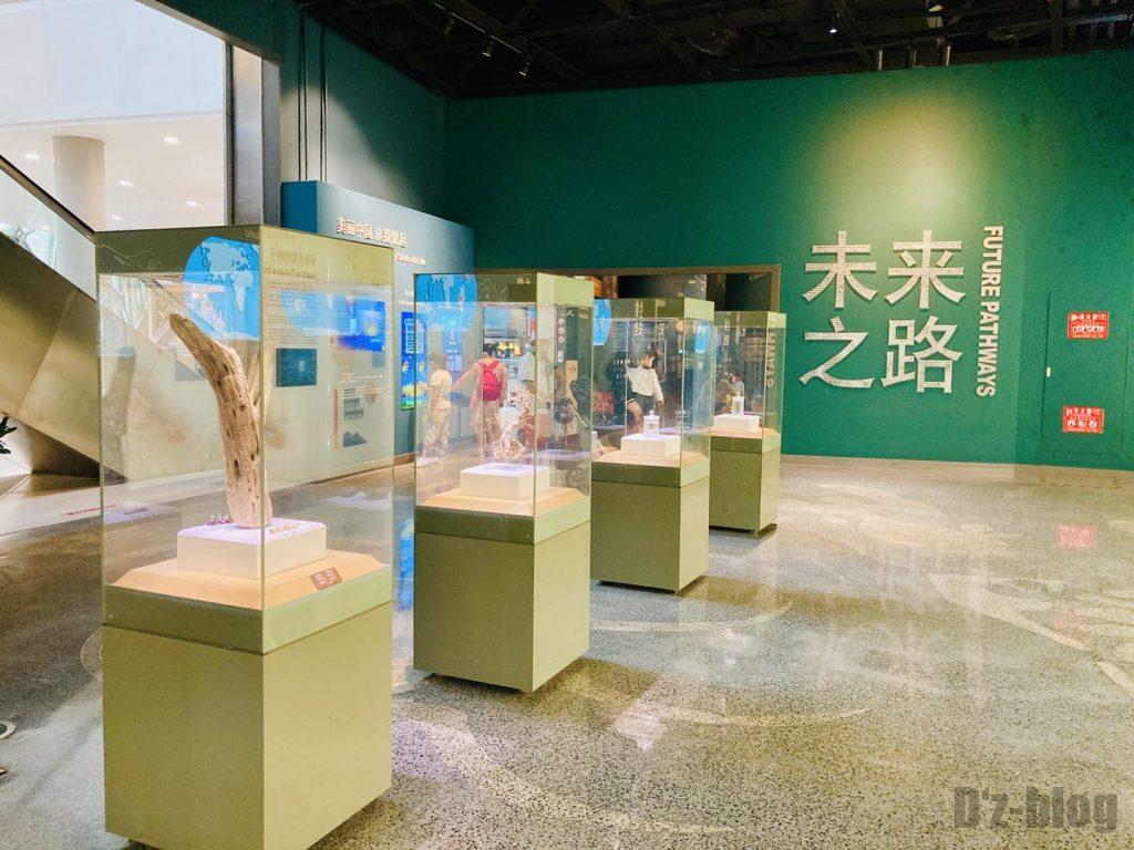 上海自然博物館未来の道展示物2