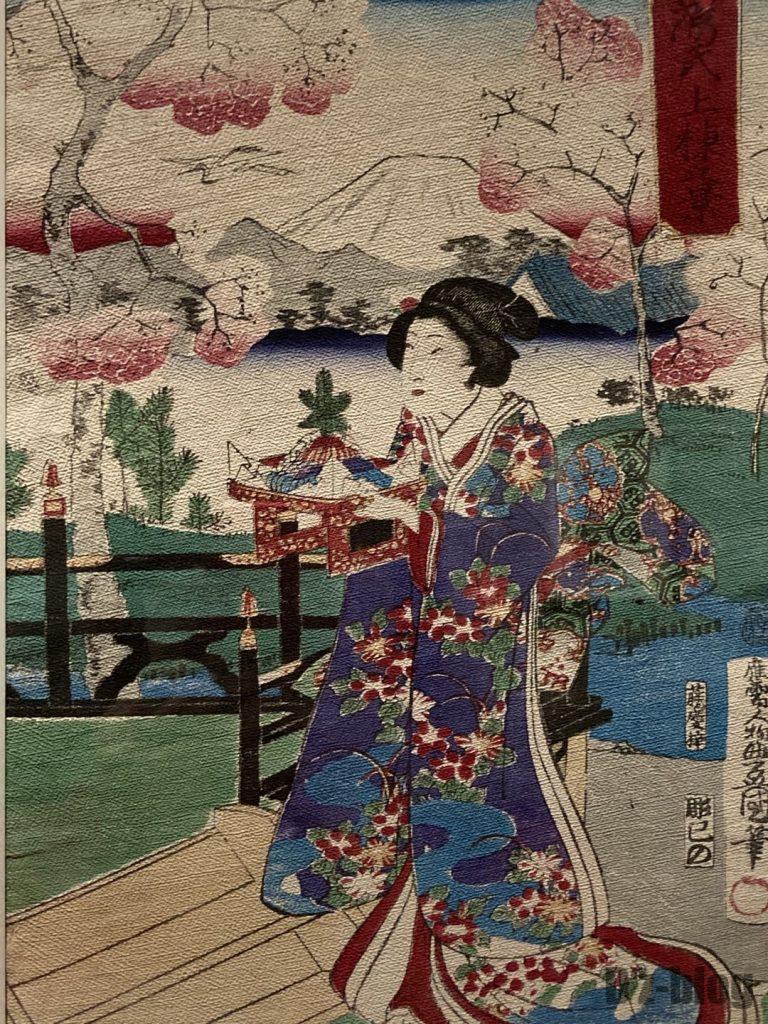 上海浮世絵桜の下