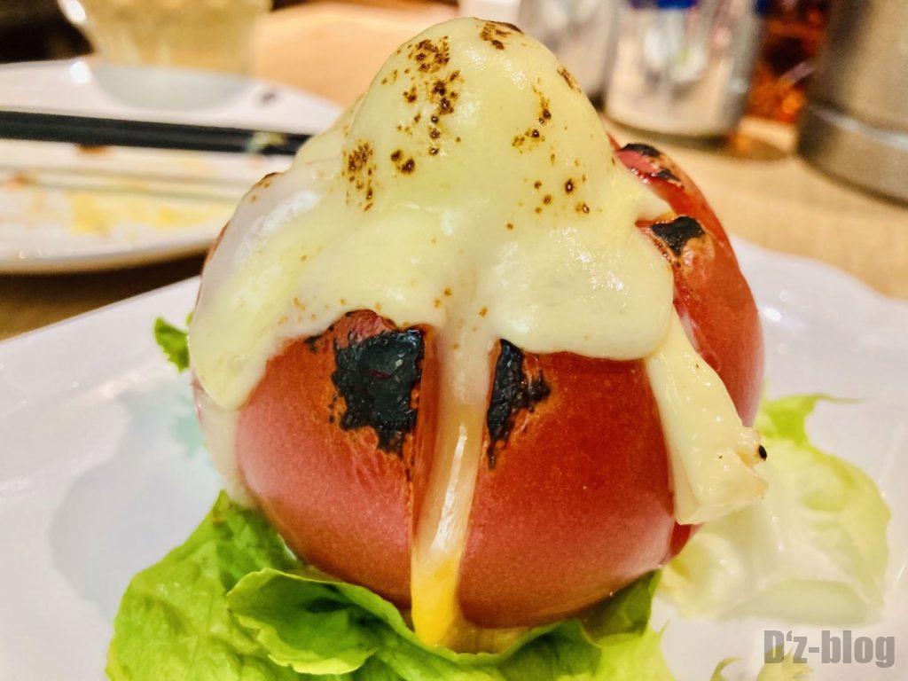 上海ビッテロチーズ乗せトマト