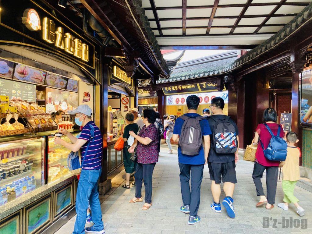 上海豫园小道の飲食店
