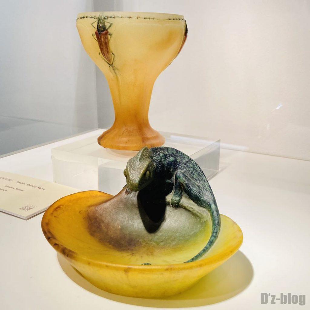 上海琉璃芸術博物館ガラストカゲ