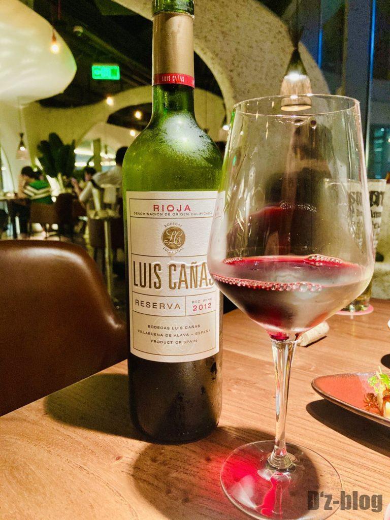 上海TapaTapa　スペインの赤ワイン