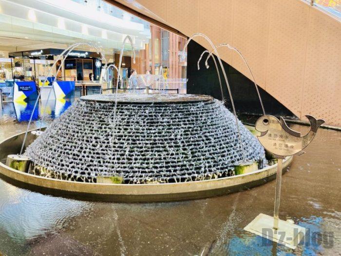 上海新世界大丸百貨店　噴水