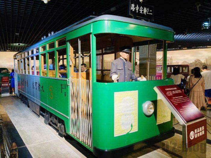 上海城市歴史発展陳列館　電車
